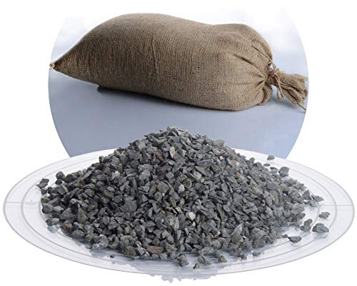 Schicker Mineral Diabas Streusplitt grau 2-5 mm 15 kg plastikfrei verpackt | Streumittel, gegen Rutschgefahr auf Eis und Schnee, salzfrei, mehrfach verwendbar, Haftung, Trittsicherheit, Streugut, Winter
