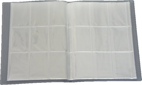 Leere Sammelmappe - 24 Seiten (432 Karten) - Ideal für Sammel Bilder/Karten - Farbe Neutral