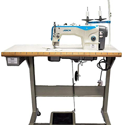 Konsew Jack F 4 Direct Drive Lockstitch Großindustrielle Nähmaschine in Weiß, Blau
