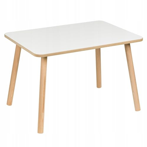PlayPals Furniture Kindertisch 50 x 70 x 47 cm – Holztisch für Kinderzimmer | Kinder Tisch, Lern- & Spieltisch aus MDF
