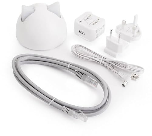 Sure Petcare Hub, kompatibel mit der SureFlap Mikrochip-Haustierklappe Connect/Mikrochip-Katzenklappe Connect, dem SureFeed Mikrochip-Futterautomaten Connect, Felaqua Connect, mit App, weiß