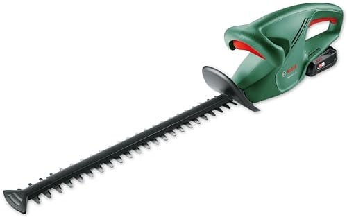 Bosch Akku Heckenschere EasyHedgeCut 18-45 (1 Akku 2,0 Ah, 18-Volt-System, Messerlänge 45 cm, im Karton)