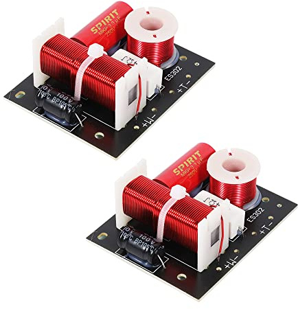 VOANZO 2PCS 150W Altoparlanti Crossover 2-Way 3200Hz für Hi-Fi Altoparlanti, Centrali und Surround