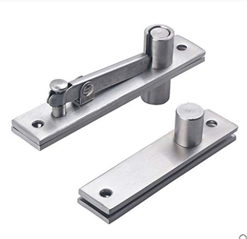 Tiberham 2 Stück 360 Grad Drehgelenk Türscharnier Verdeckte Drehung Schwerlast Edelstahl Scharniere mit Befestigungsschraube (130 x 25 mm)