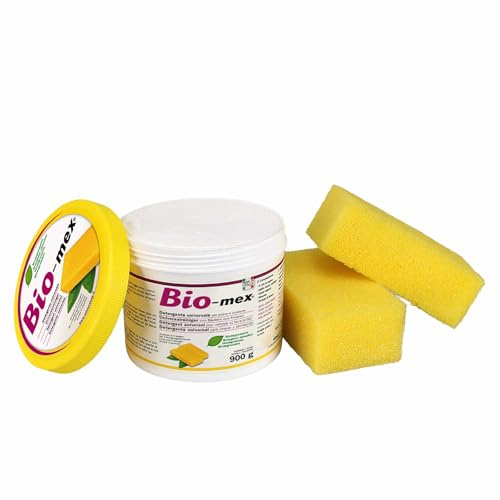 Bio-mex Universalreiniger Putzstein biologisch abbaubar. Mit 2 Schwämme. 850gr (SPARDOSE)