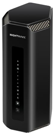 NETGEAR Nighthawk WiFi 7 WLAN Router RS700S, Bis zu 275 m², 19 Gbit/s | Glasfaser Router, Zuverlässige Leistung, Einfache Einrichtung, 200 Geräte, 1× 10G + 4× Gigabit-Ports, Tri Band, BE19000
