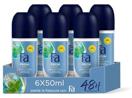 Fa Deo Roll-On Sport - 6 Stück