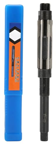 Verstellbar Reibahle 6 Schneiden 64 mm Länge 9SiCr Einstellbare Handreibahle Spannreibahle 21-23 mm Einstellbereich Handspannreibahle