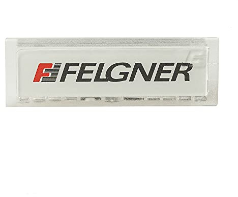 FELGNER Namensschild für JU Briefkästen | Außenmaß 67 x 22 mm | Stanzmaß 61 x 18 mm | Sichtfeld aus Plexiglas | Mit Schild-Einlage zum Beschriften | Baugleich mit JU Namensschild 21-255 | 1 Stück