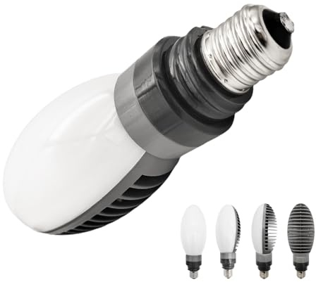 QLEE Led Garage Glühbirne 5700k Tageslicht E27/e40 Einschrauben Lüfterlose Glühbirne Winkel 350 Grad einstellbar Extra helle Shop Glühbirnen für Parkgarage Dachboden Loft Schuppen Innenbeleuchtung