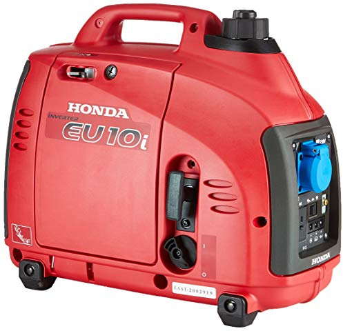 Honda Stromgenerator EU 10i | 1000 W, 230 V, 13 kg, Benzin, Inverter-Spannung für Laptop und TV, bis 8 h mit Eco-Schaltung