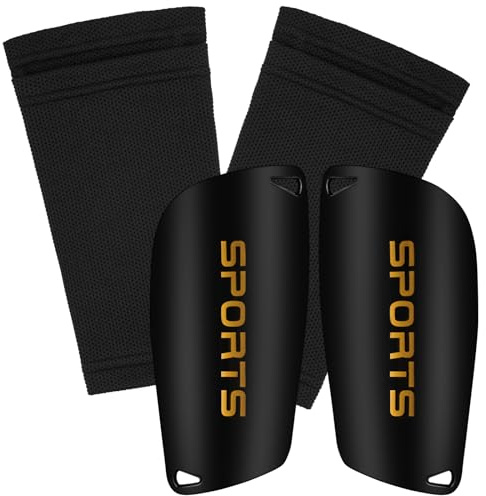 Flintronic Schienbeinschoner Kinder Fußball, Schienbeinschoner Fussball mit Anti-Rutsch Ärmel, Fussball Schienbeinschoner, Shin Guard Für Jungen und Mädchen, Bietet Starke Dämpfung und Schutz