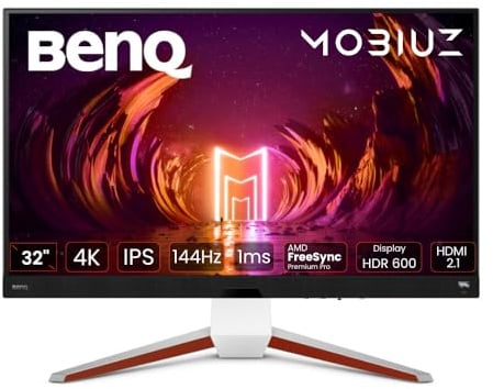 BenQ Mobiuz EX3210U 32 Zoll 4K UHD 144Hz IPS Gaming Monitor mit HDRi und FreeSync Premium Pro