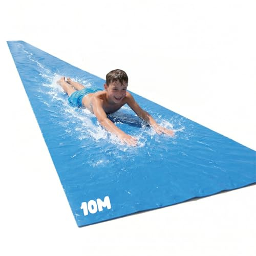 Original Cup VENTRI Slip und Slide Bauchwegplane | 10 Meter Wasserrutsche | Bauch Rutscher Premium Qualität | Slip'n Slide | | Wasserspiel im Freien