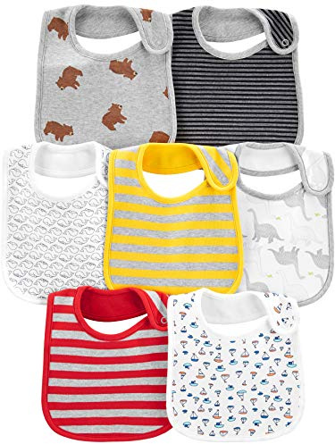 Simple Joys by Carter's Unisex Kinder 7-pack Teething Bibs Winter-Zubehör-Set (7er Pack)