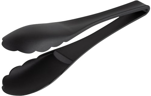 APS 629 Salatzange in schwarz, 8 x 5,5 cm, Griff 18,5 cm
