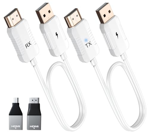 Anytrox HDMI Wireless, Wireless HDMI Transmitter and Receiver, 165FT/50M Funkübertragung für Streaming Video/Audio übertragung, Drahtlos Extender für Laptop/PC/Kamera zu TV/Monitor