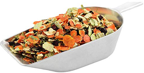 NordicVitalGemüse-Mix 2,5 kg Beutel – Barf-Gemüse für Hunde – Premiumqualität als Ergänzung – Gemüse-Flocken auch als Nagerfutter – 100% natürlich