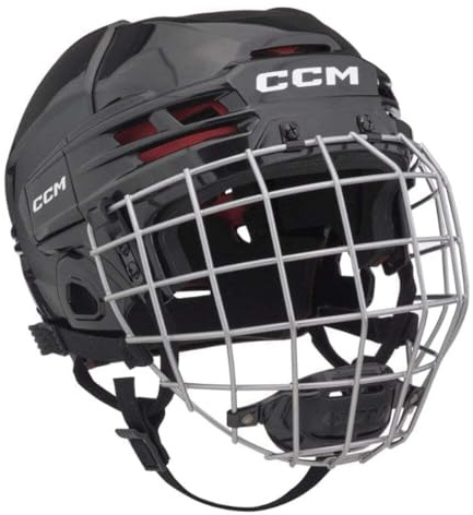 CCM Tacks 70 Helm Combo Junior, Größe:Junior, Farbe:Weiss
