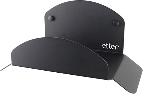 etterr | Schlauchhalter Wand | 100% Stahl | Gartenschlauch Aufhängung | Schlauchhalterung Wandmontage | Schlauch Wandhalterung | Kabelhalterung Wand | Wallbox Kabelhalterung