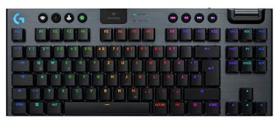 Logitech G G915 X LIGHTSPEED TKL Gaming-Tastatur, kabellos, mechanische GL Tactile Switches, RGB, QWERTZ Deutsch, Schwarz