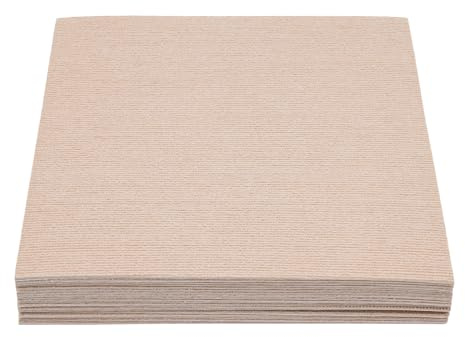 Teppichfliesen 20 Stück Set, 50x50 cm Teppichboden Dicke 3,5mm aus strapazierfähigem Stoff und TPR für Haus & Büro (B)