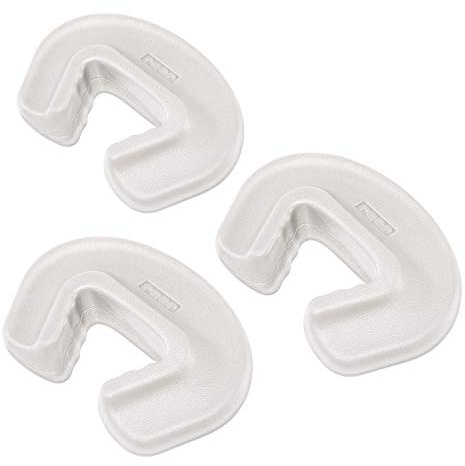 reer Vorteilspack 3x Finger-Klemm-Schutz für Türen, Tür-Stopper, vom schwäbischen Kinder-Sicherheits-Experten, transparent ,3 Stück (1er Pack)