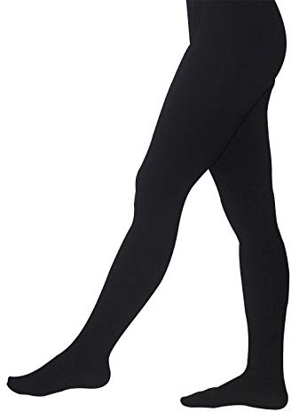 AceAcr Ballettstrumpfhose für Herren und Jungen, gestrickt, weich, für Gymnastik, Tanz, Strumpfhose mit Fuß, Medium