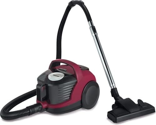 GRUNDIG - VCC 3870 A Bodenstaubsauger - 1,8 L Staubbehälter - DustSeal Technologie, HEPA10 Filter, Zyklon-Technologie - Beutellos, Metall-Teleskoprohr - Anthrazit