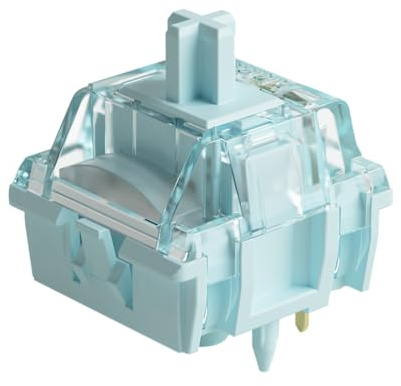 Akko V5 Creamy Blue-Tastaturschalter, taktile Schalter, 5-Pin, 45 gf | V5 Cream Blue Pro für mechanische Gaming-Tastaturen, vorgeschmierte taktile MX-Schalter (45 Stück, Cream Blue)