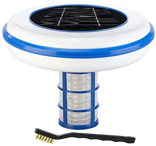 infactory Solar Pool Ionisator: Solarbetriebener Pool-Ionisator, Kupferanode, bis 160.000 Liter, IP45 (Test, Whirlpool Zubehör, Teich)