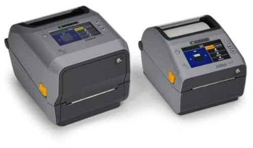 Zebra ZD621t Drucker mit Abreißkante - 300 DPI - Thermodirekt, Thermotransfer - 108 mm max. Druckbreite, BTLE, LAN, seriell (RS-232), USB, USB-Host Schnittstellen (ZD6A043-30EF00EZ), grau/schwarz