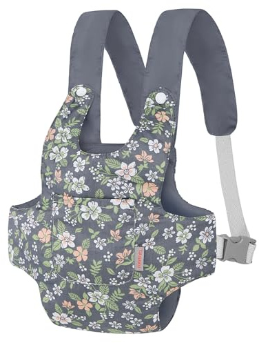 GAGAKU Puppentrage für Kinder, Puppenzubehör Babytrage für Puppen, Spielzeug Bauchtrage mit verstellbaren Trägern, Grau
