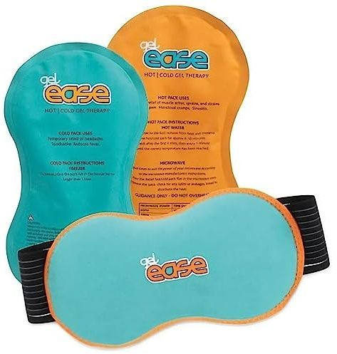 Gel Ease 2 Heiße und kalte Kompresse - Therapeutische Schmerzlinderung mit heißen und kalten Anwendungen - Beruhigende Linderung für Muskeln und Gelenke - Beseitigt Schwellungen und Entzündungen