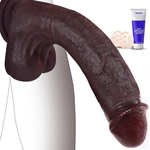 PRONFANS 28.5CM Realistischer Dildo Klassische Dildos Mit Starkem Saugnapf Sexspielzeug Analdildo Perfekt Echte Adern Und Erhabene Hoden Echte Penisnachbildung Sex Toy