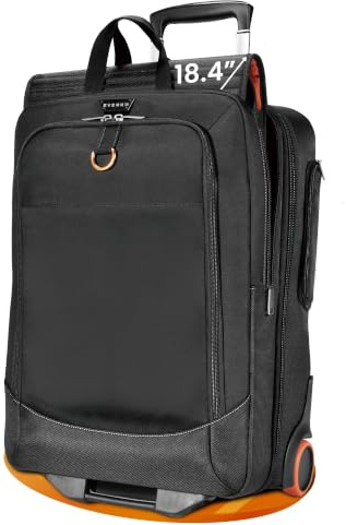 Everki 420 Laptop Trolley 15 bis 18,4 Zoll mit 2 Rollen, Schwarz, 35 Liter
