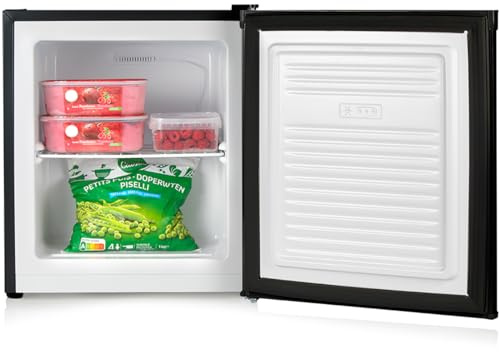 PRIMO PR148DV Mini Gefrierschrank - Gefrierschrank Klein - Freistehend - 33L - D - Schwarz