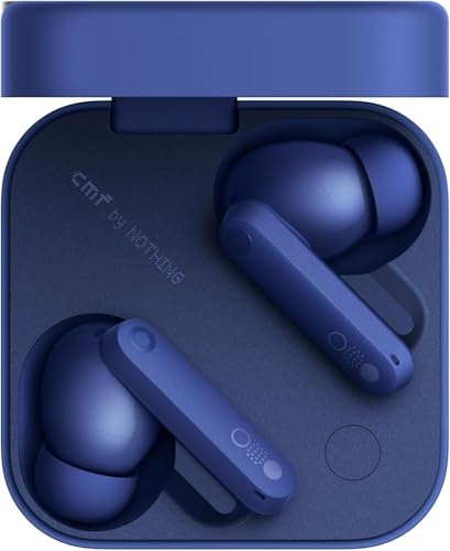 CMF by Nothing Buds Pro 2 – Kabellose Ohrhörer mit HiFi-Sound, 50 dB Intelligente aktive Geräuschunterdrückung, 6 HD-Mikrofone und Spatial-Audio-Effekt, 2025 - Blau
