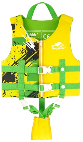 Gogokids Kinder Schwimmweste Float Jacket – Kleinkind Badeanzug Assist Bademode Schwimmtraining Auftrieb Badeweste Neopren SchwimmwesteN für 2–9 Jahre 15-35kg
