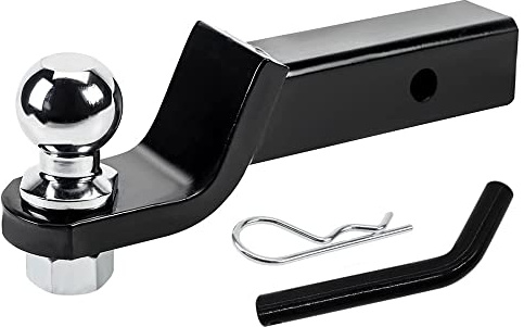 Anhängerkupplung Adapter für Us-Fahrzeuge,2 Zoll/50 mm Anhänger Kugelhalterung,Kupplungskugel Anhängerkupplung,Kugelkopf Ackerschiene für Wohnwagen, LKWs, Kugelanhängerkupplung