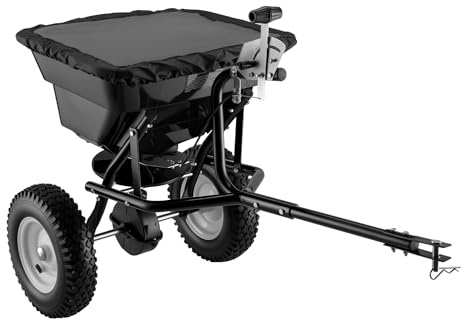 Wiltec Streuwagen GT1507 29L für Dünger, Saatgut, Streusalz, Sand gleichmäßiges Streuen