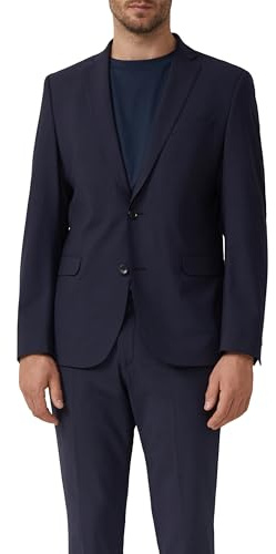 s.Oliver Herren Sakko – Slim Fit, elastisch, Schurwollmix