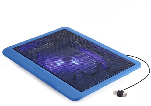 Kühlpad Notepal L2 Laptop-Kühlpad-Basis mit Großem Lüfter, USB-Ständer für 14 oder Kleiner Notebooks, Schwarz, Eisengeflecht + Technische Kunststoffe, Unterstützendes Kühlpad,