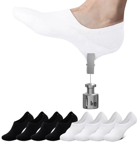 Falechay Sneaker Socken Damen Füßlinge Herren 8/16 Paar No Show Socken | Unsichtbare Socken,Anti Rutsch,Invisible,Unisex,Sneakersocken