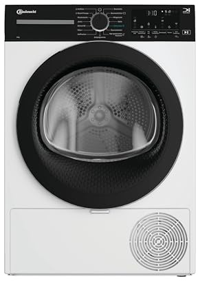 Bauknecht BD 8C WBS Wärmepumpentrockner / 8 kg/Precision Dry - Intelligentes Trocknen/Inverter Motor/HomeWhiz App - schnelle und intuitive Bedienung/Trommelbeleuchtung