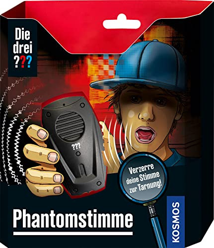 Die drei ??? Phantomstimme von KOSMOS, Aufnahmegerät mit Stimmenverzerrer, Detektivspielzeug, Detektiv Ausrüstung, Detektiv Set, Mitbringsel Kindergeburtstag, Geschenk für Kinder ab 8-12 Jahre