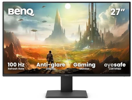 BenQ GW2791E 27 Zoll 1080p FHD 100Hz IPS Eye-Care-Monitor, HDMI, DisplayPort, 1080x1920, ultraschmaler Rahmen, TÜV-Zertifiziert, flimmerfrei, Low Blue Light Plus, Eye-CareU