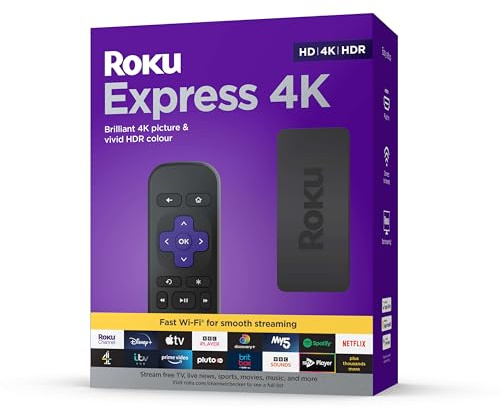 Roku Express 4K | HD/4K/HDR Streaming Media Player | Funktioniert nur in Deutschland