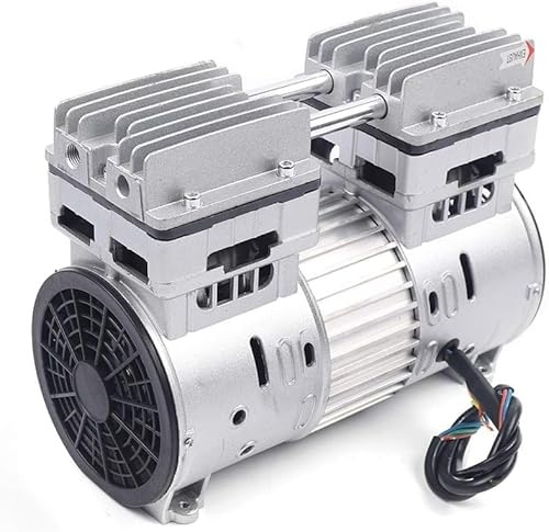 Kompressor Ölfrei 750W, Luftkompressor 220v, 1400RPM 145L/min Druckluftausstoß, Kompakt und Leise, FlüSterkompressor für Werkstatt Und Industrielle Anwendungen