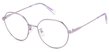 POLAROID Brille mit Sehstärke für Damen optional mit Sonnenbrillentönung oder Blaulichtfilter, Oval, gefertigt aus Glas (inklusive Brillenetui)